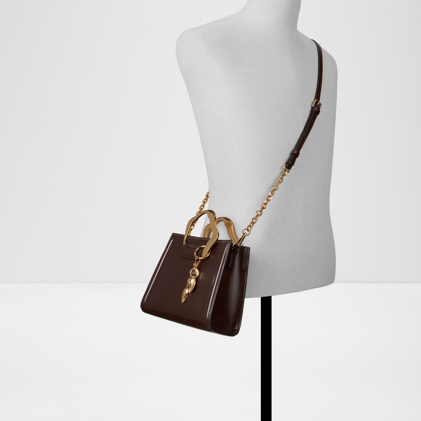 Kadın Kahve Çapraz Çanta-4