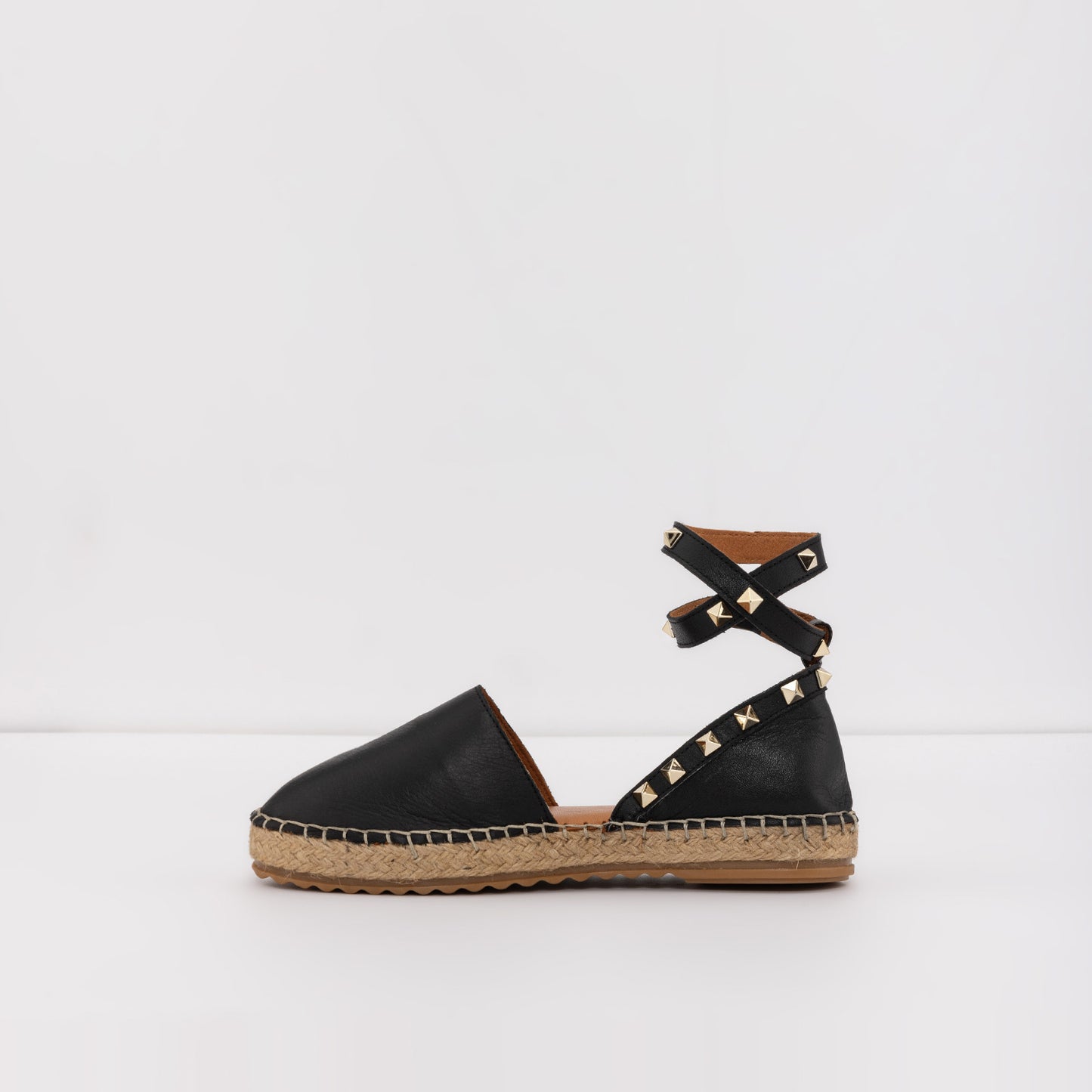 Kadın Siyah Espadril Sandalet-3