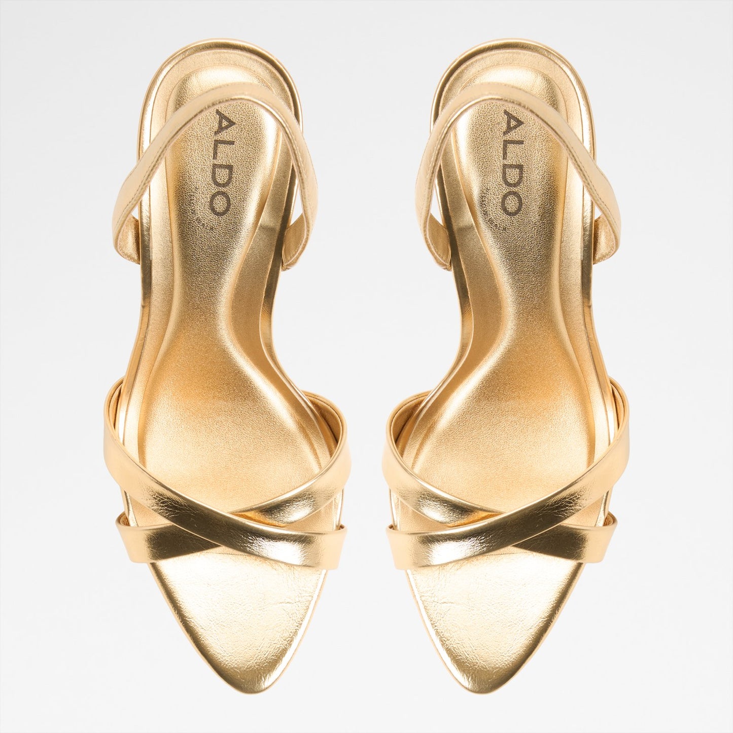 Kadın Gold Topuklu Sandalet-6