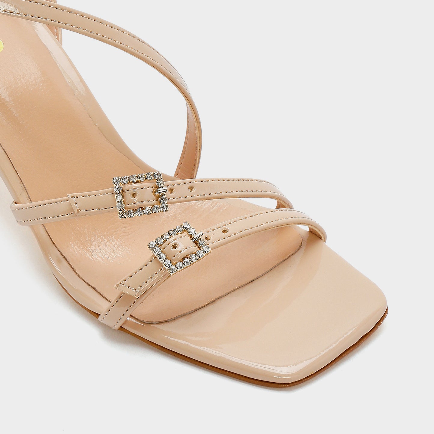 Kadın Bej Topuklu Sandalet-6