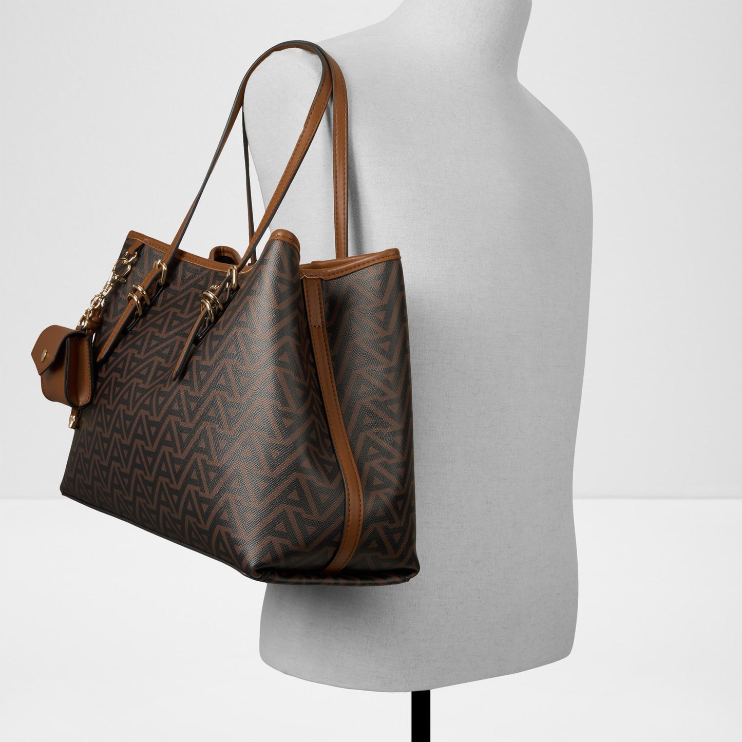 Kadın Kahve El ve Omuz Çantası-4