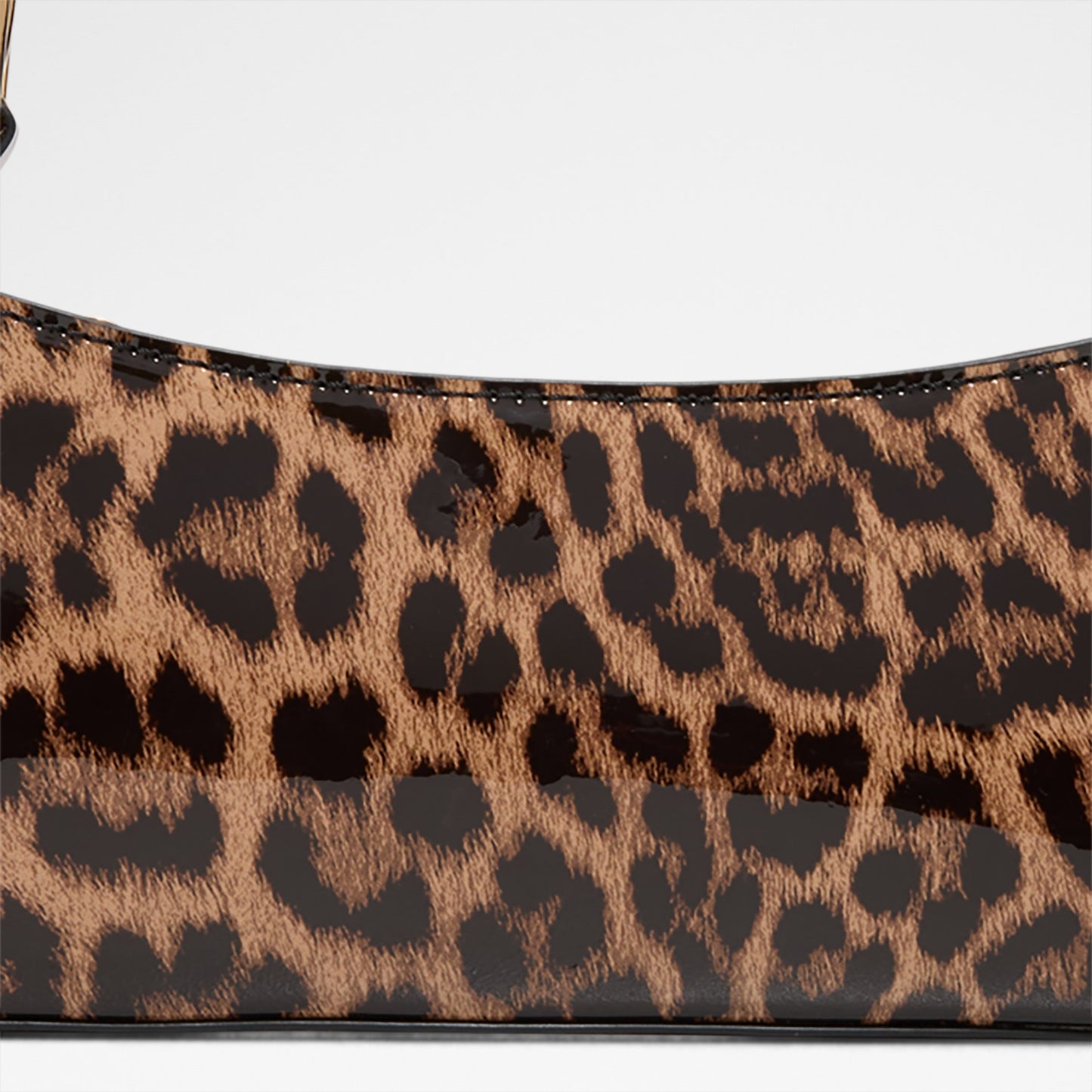 Kadın Leopar Desenli Omuz Çantası-5