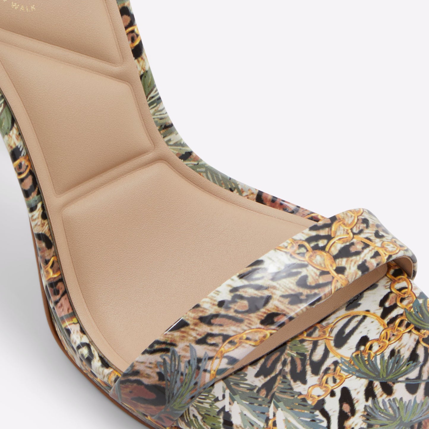 Kadın Altın Abiye Topuklu Sandalet-7