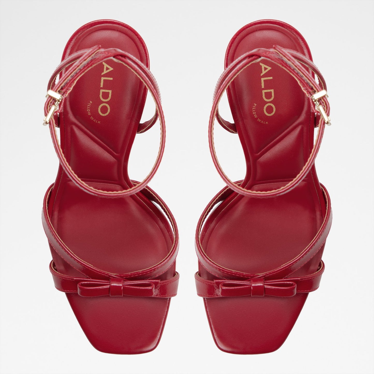 Kadın Kırmızı Topuklu Sandalet-6