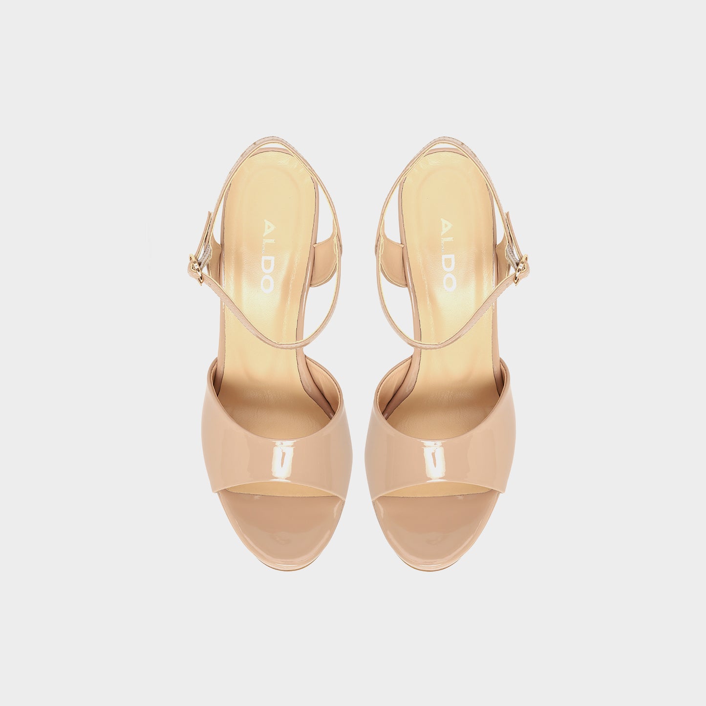 Kadın Bej Topuklu Sandalet-6