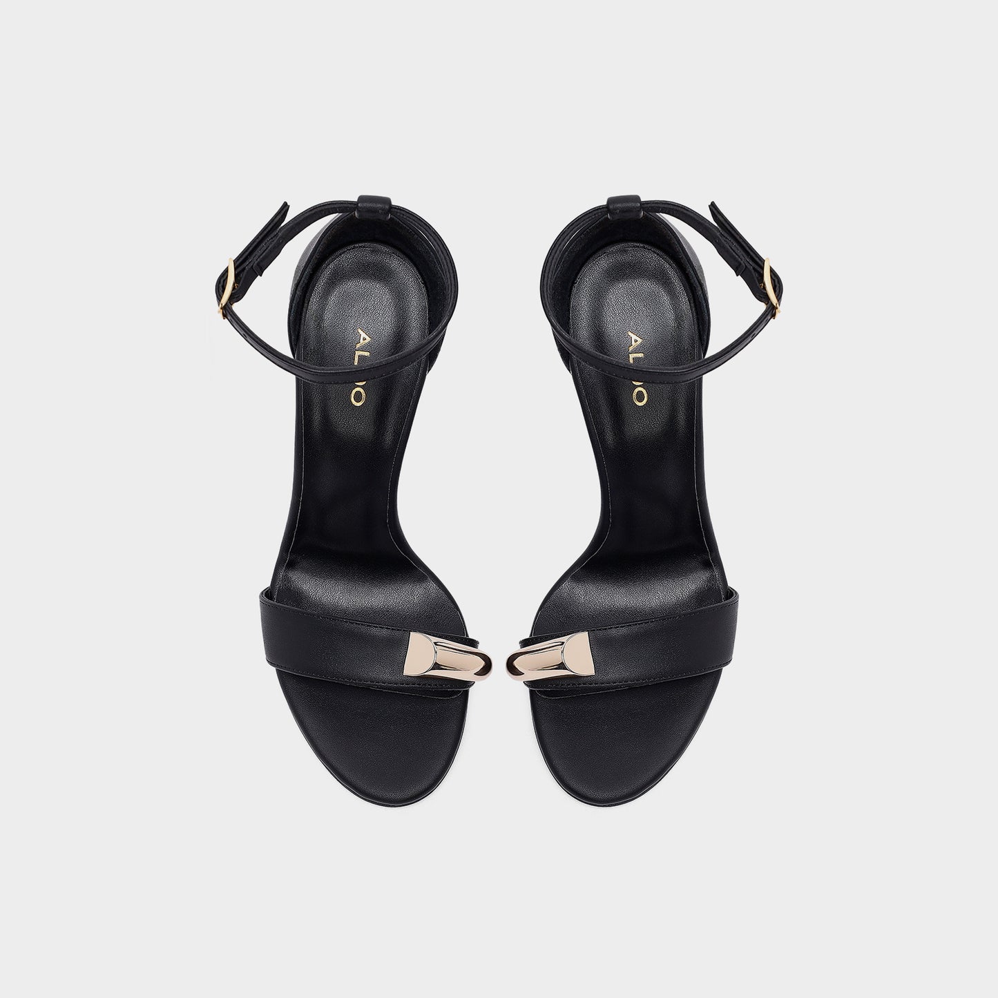 Kadın Siyah Topuklu Sandalet-6