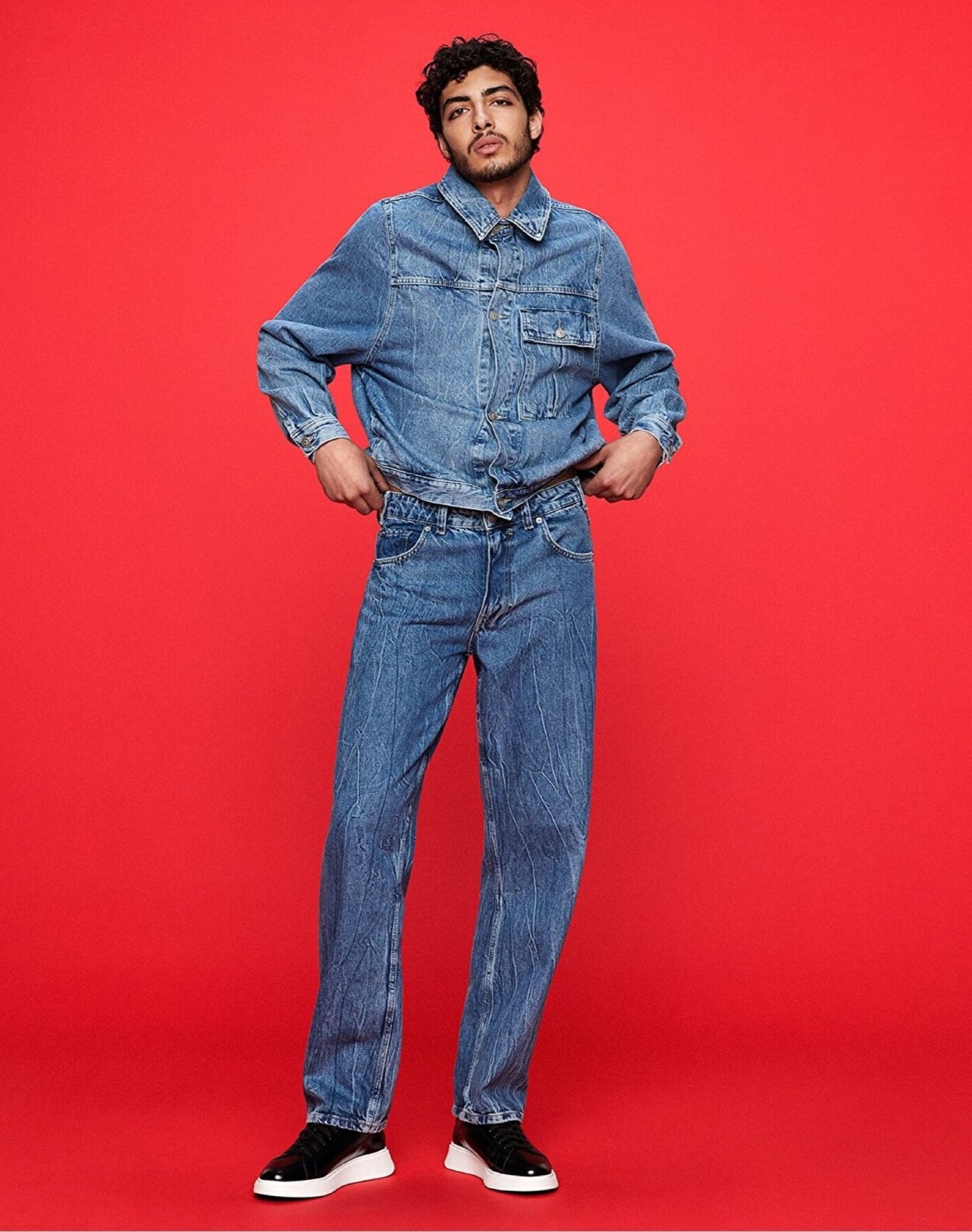 Erkek Siyah Sneaker-11