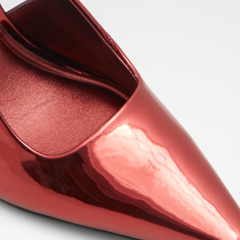 Kadın Kırmızı Topuklu Ayakkabı-7