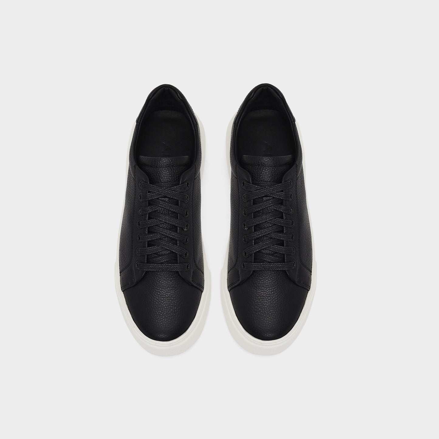 Hakiki Deri Erkek Siyah Sneaker-6