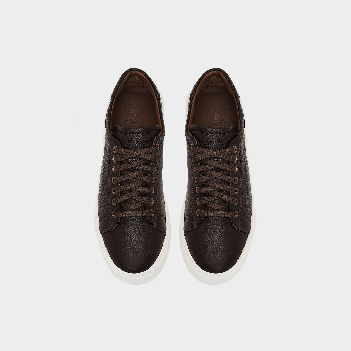 Hakiki Deri Erkek Kahve Sneaker-6