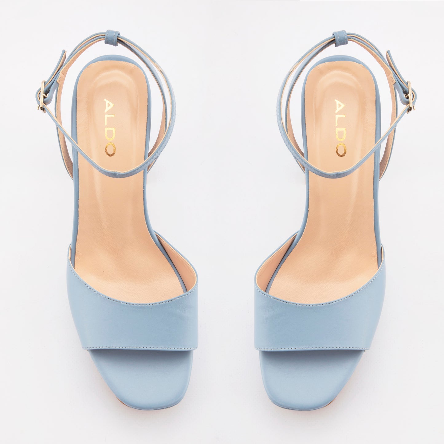 Kadın Mavi Topuklu Sandalet-6