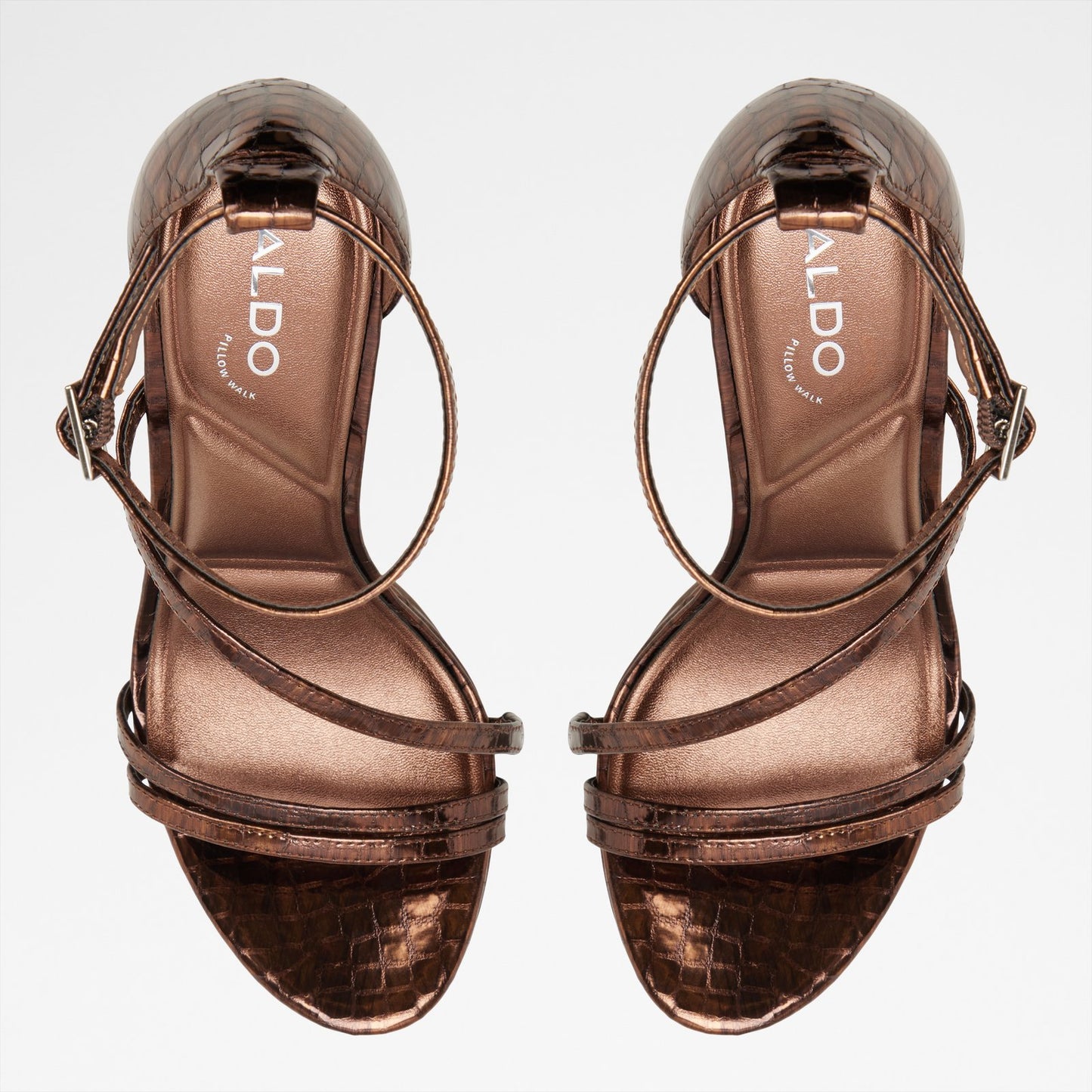 Kadın Bronz Topuklu Sandalet-6