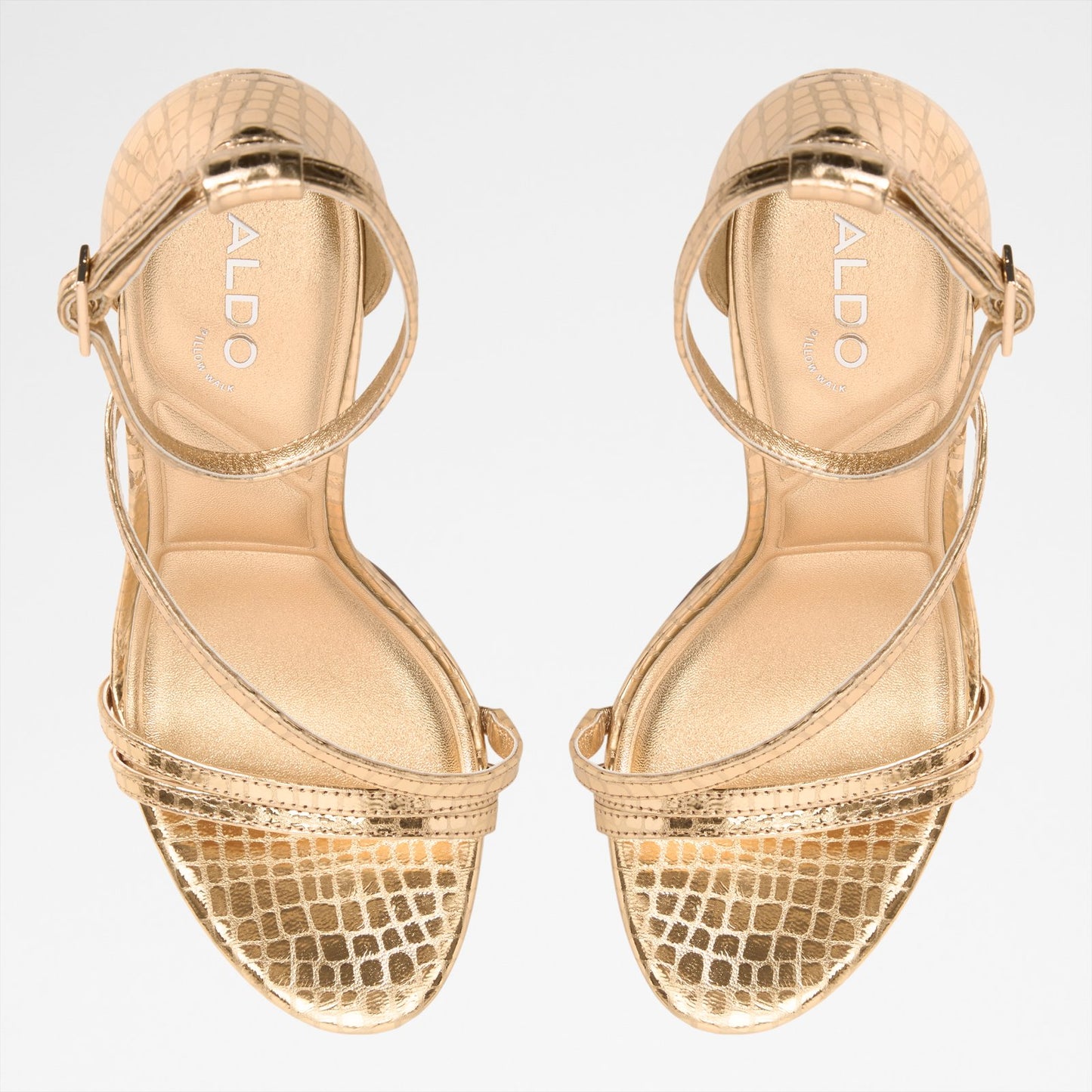 Kadın Gold Topuklu Sandalet-6