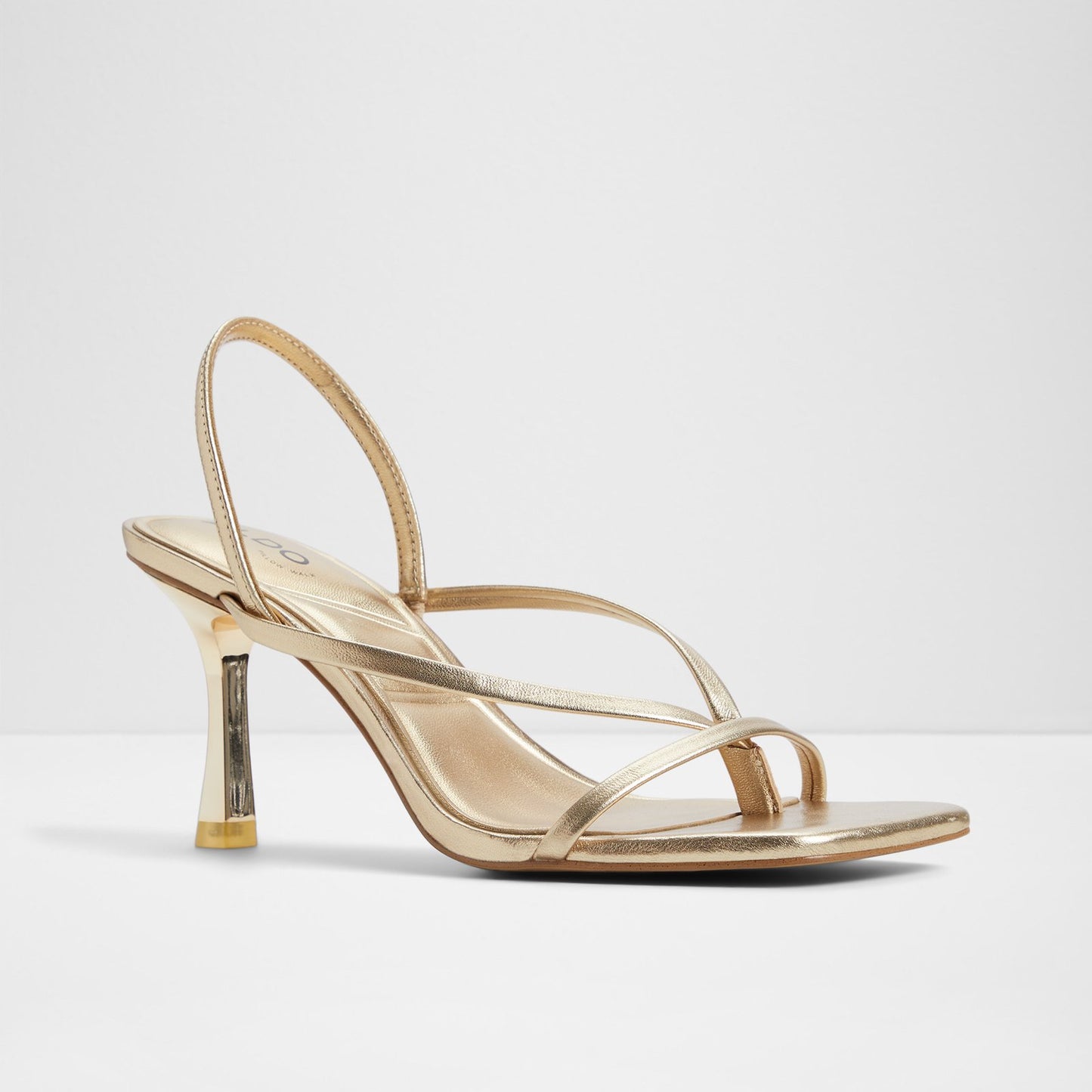 Kadın Gold Topuklu Sandalet-4
