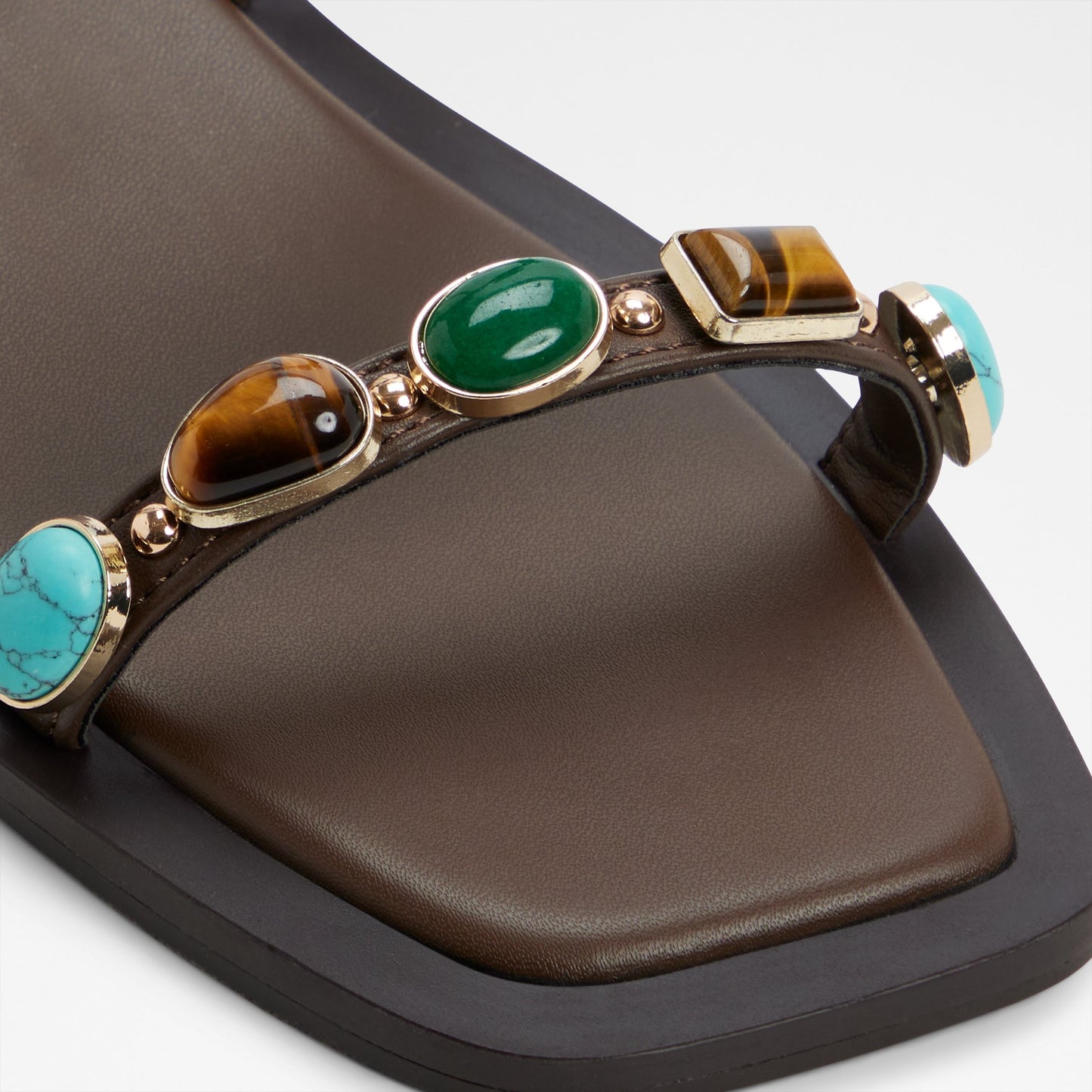 Kadın Kahve Düz Terlik-7