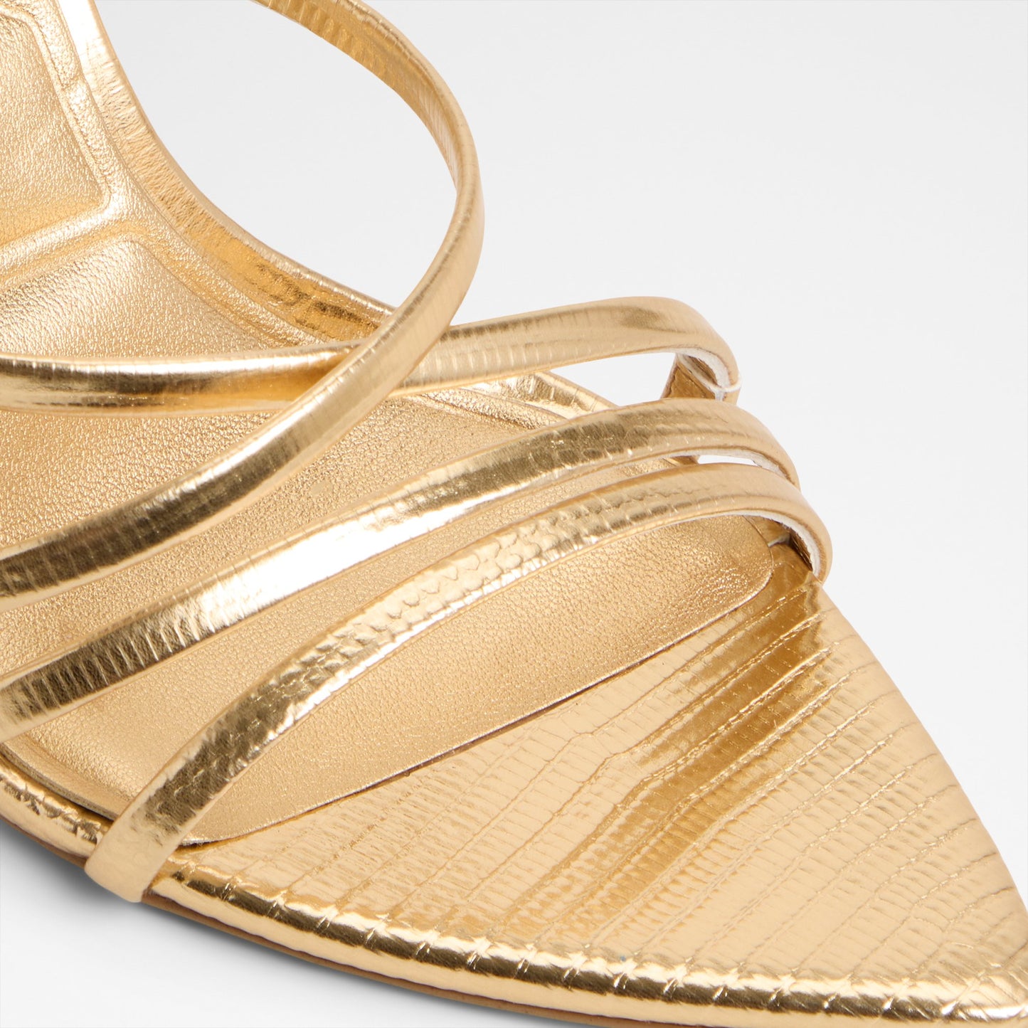 Kadın Gold Topuklu Sandalet-7