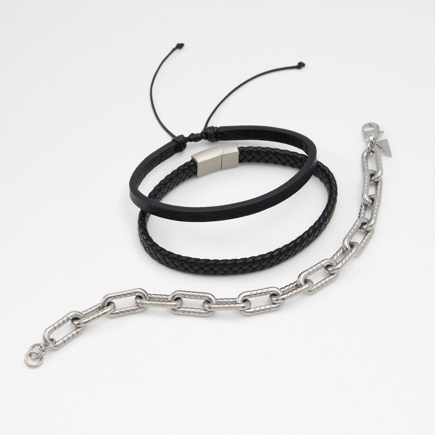 Erkek Siyah Bileklik Seti-1