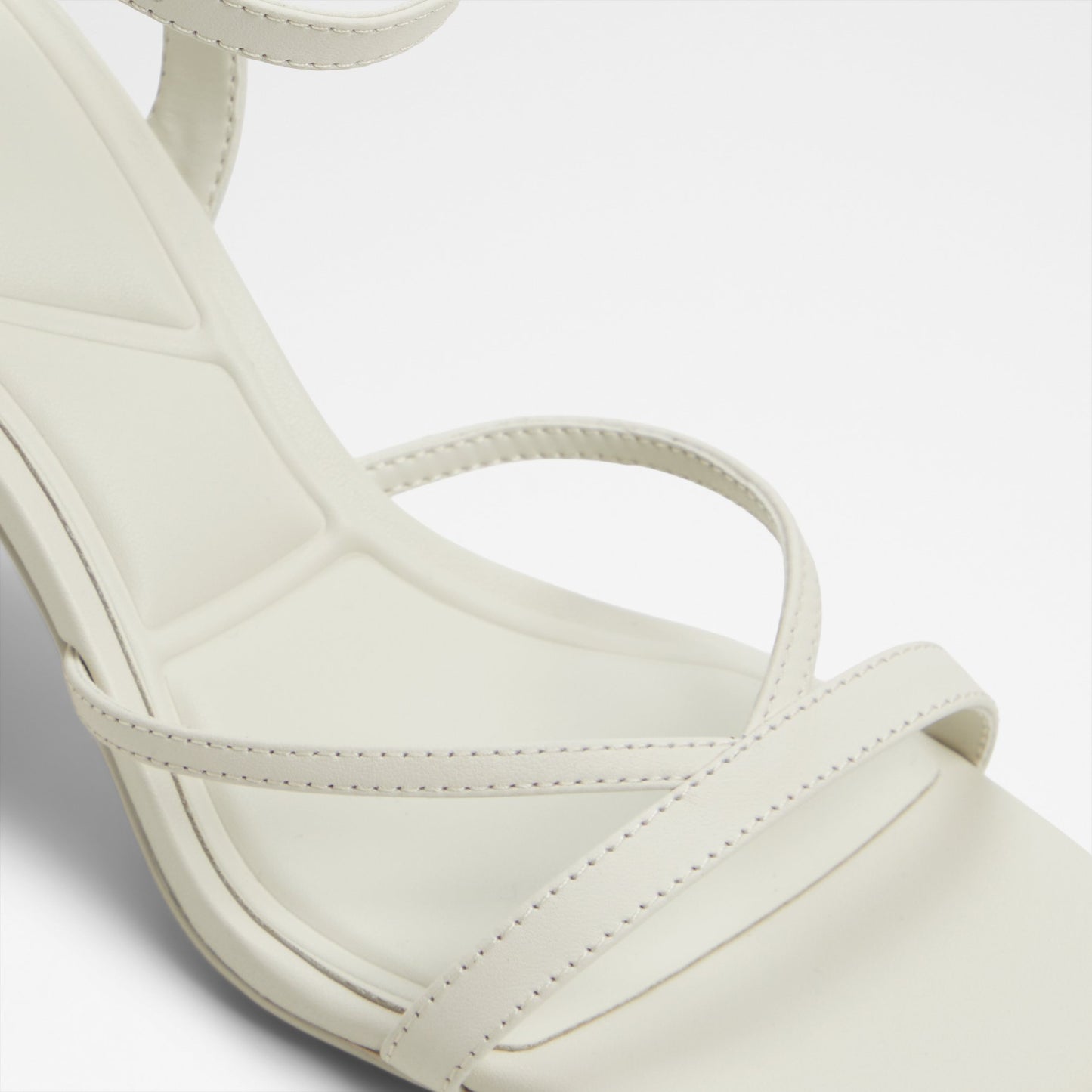 Kadın Beyaz-Ekru Topuklu Sandalet-7
