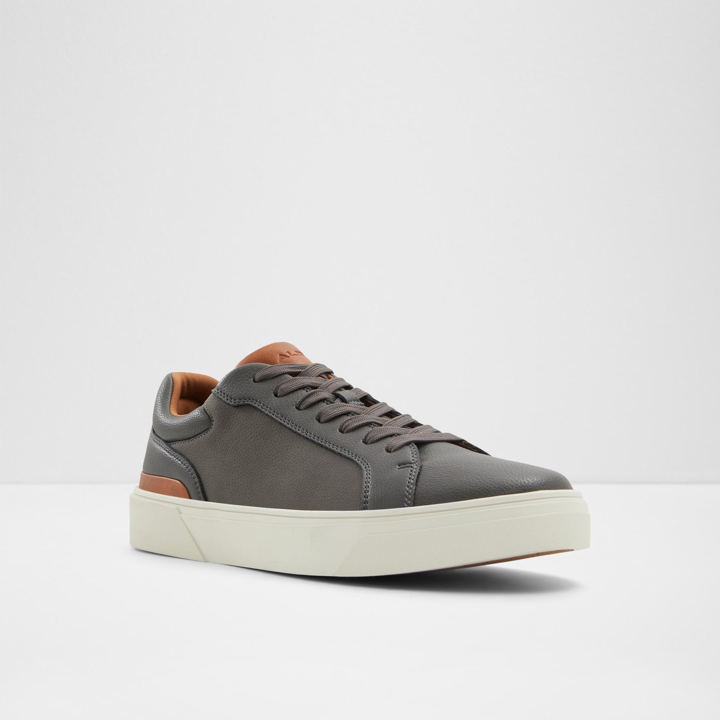 Erkek Gri Bağcıklı Sneaker-4