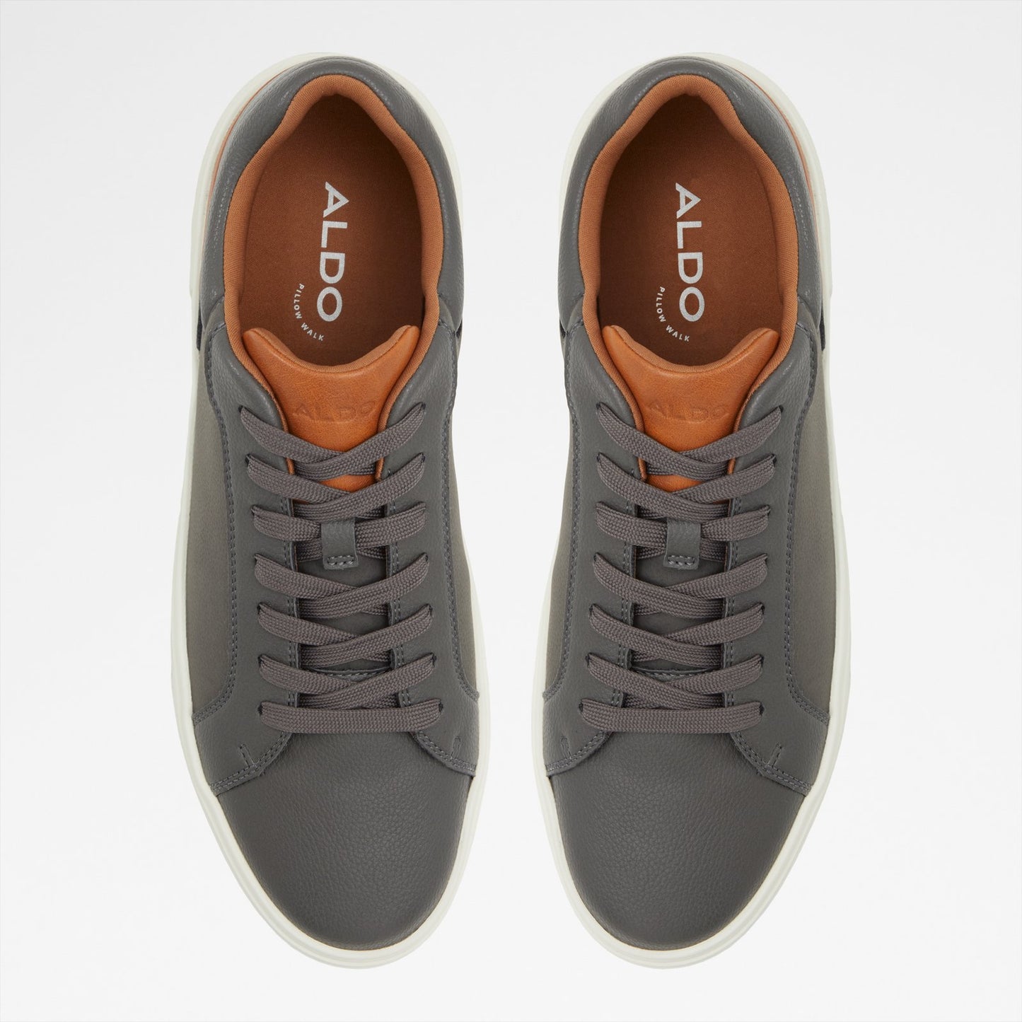 Erkek Gri Bağcıklı Sneaker-6