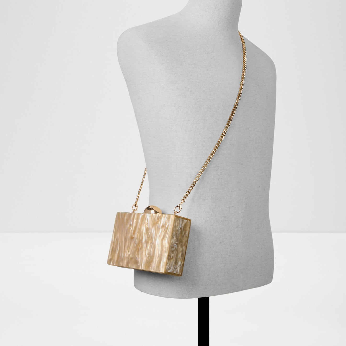 Kadın Natürel Clutch El Çantası-4