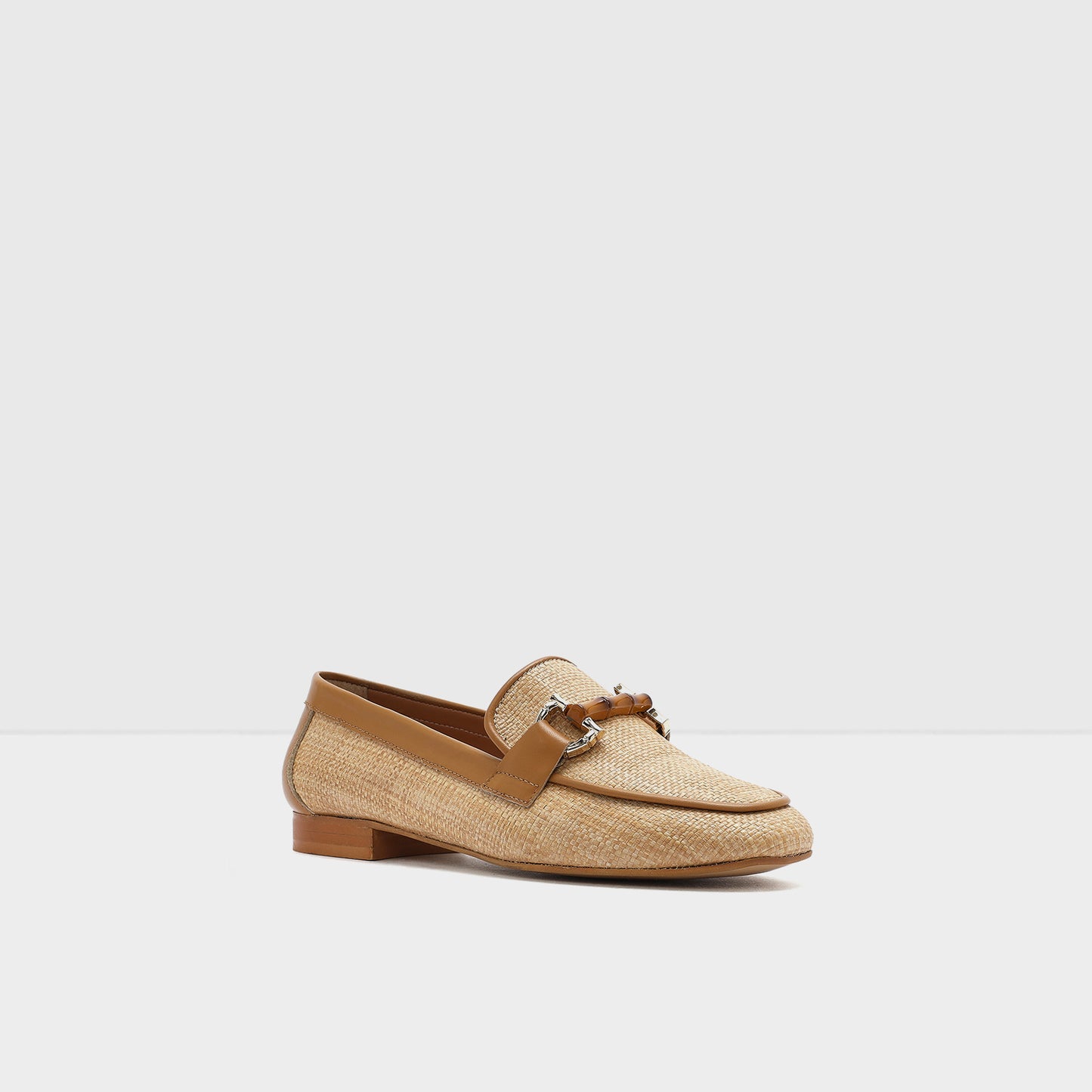 Kadın Bej Loafer-4