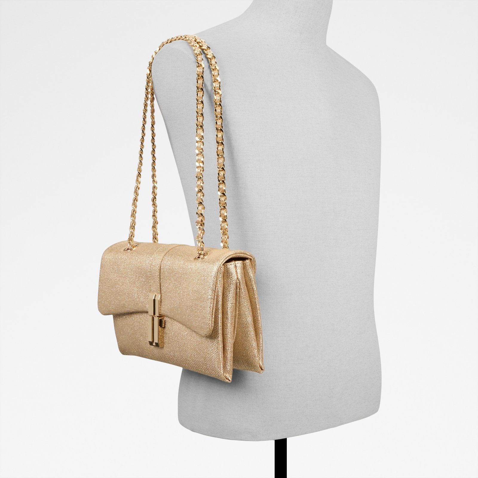 Kadın Gold Çapraz Çanta-5