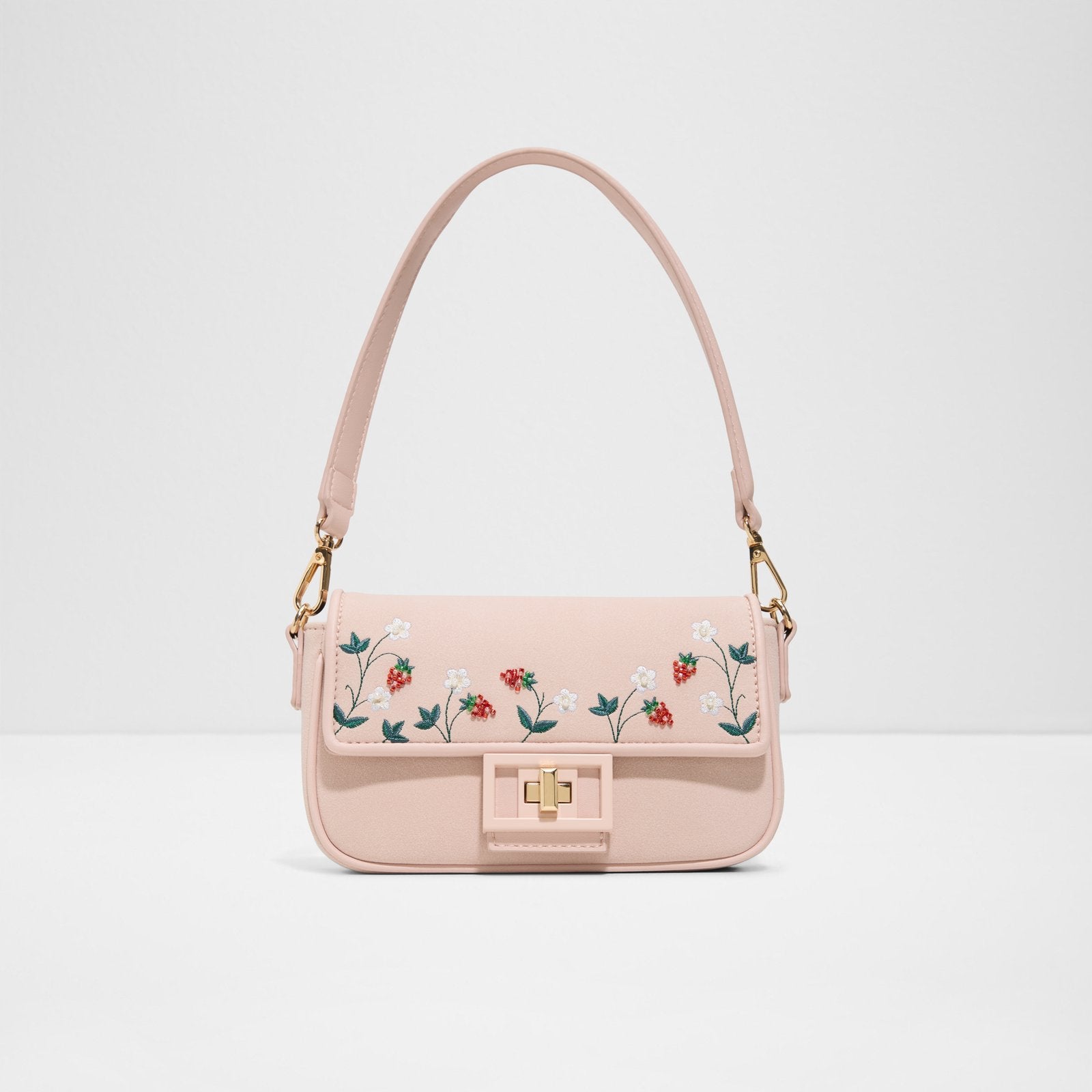 Kadın Pembe Omuz ve El Çantası-1