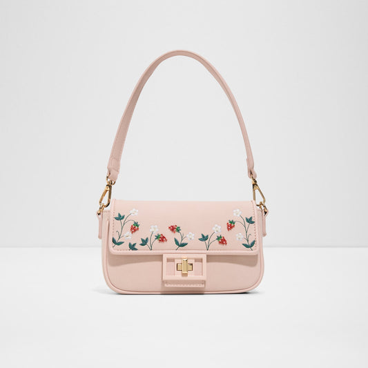 Kadın Pembe Omuz ve El Çantası-1