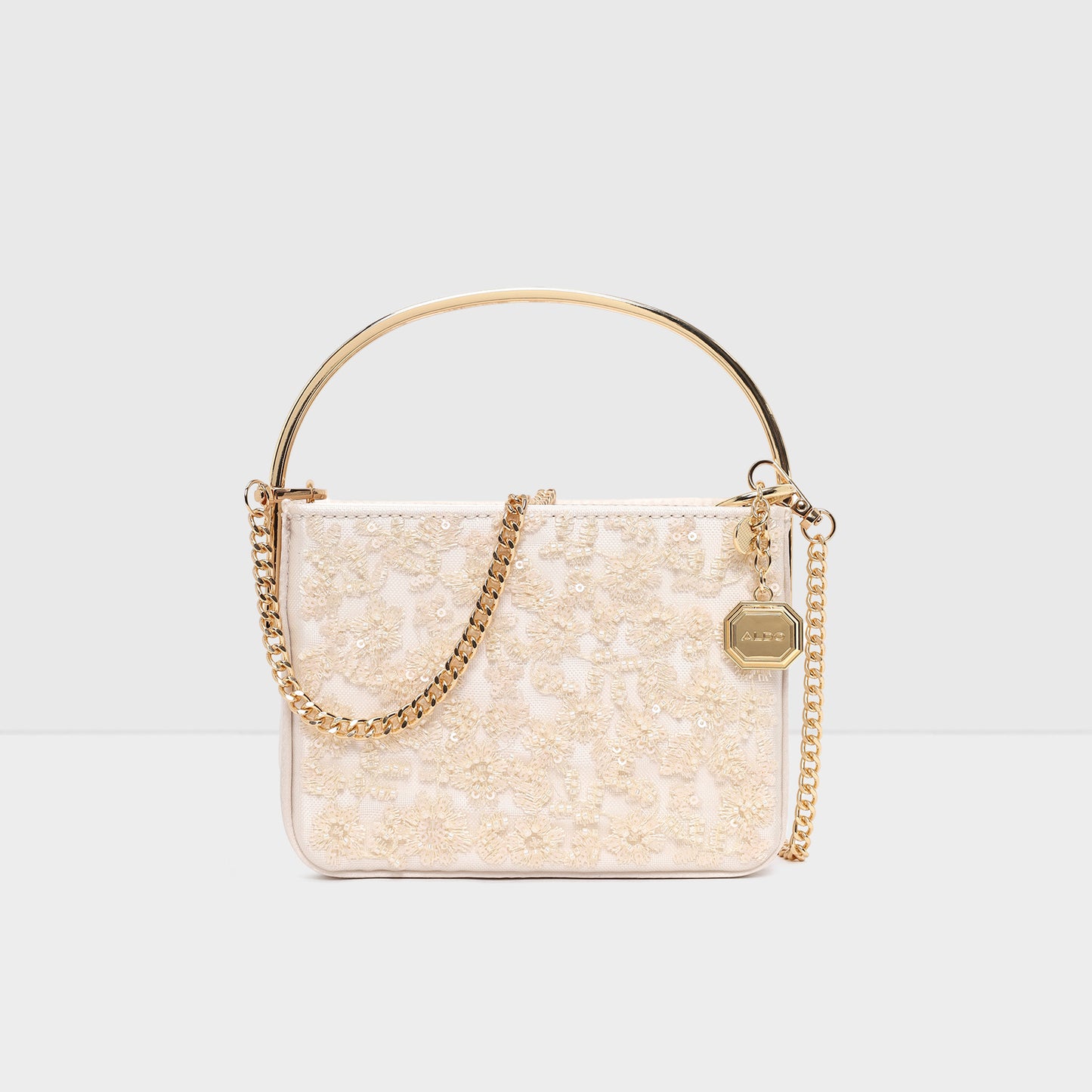 Kadın Bej Clutch El Çantası-1