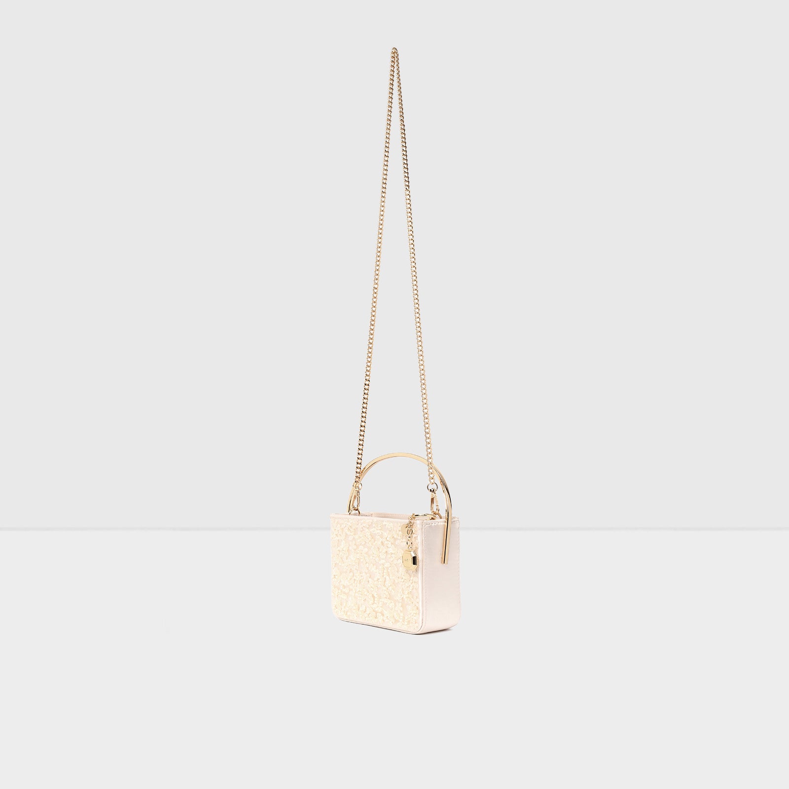 Kadın Bej Clutch El Çantası-3