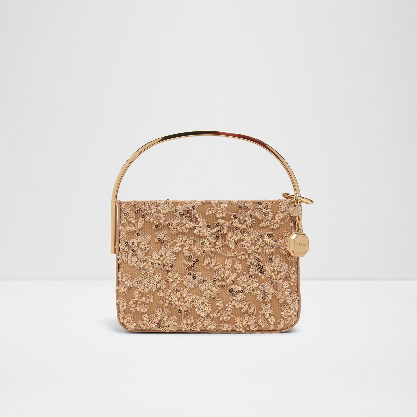 Kadın Gold Clutch El Çantası-1