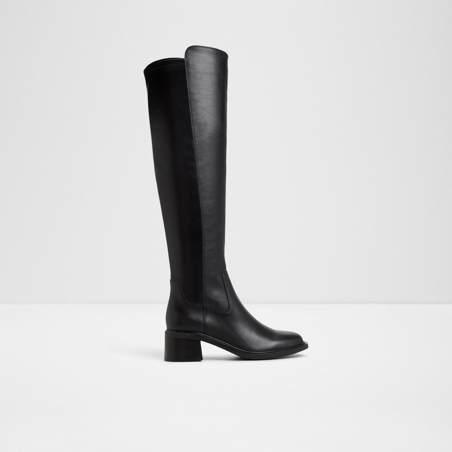 Kadın Siyah Diz Üstü Çizme-1