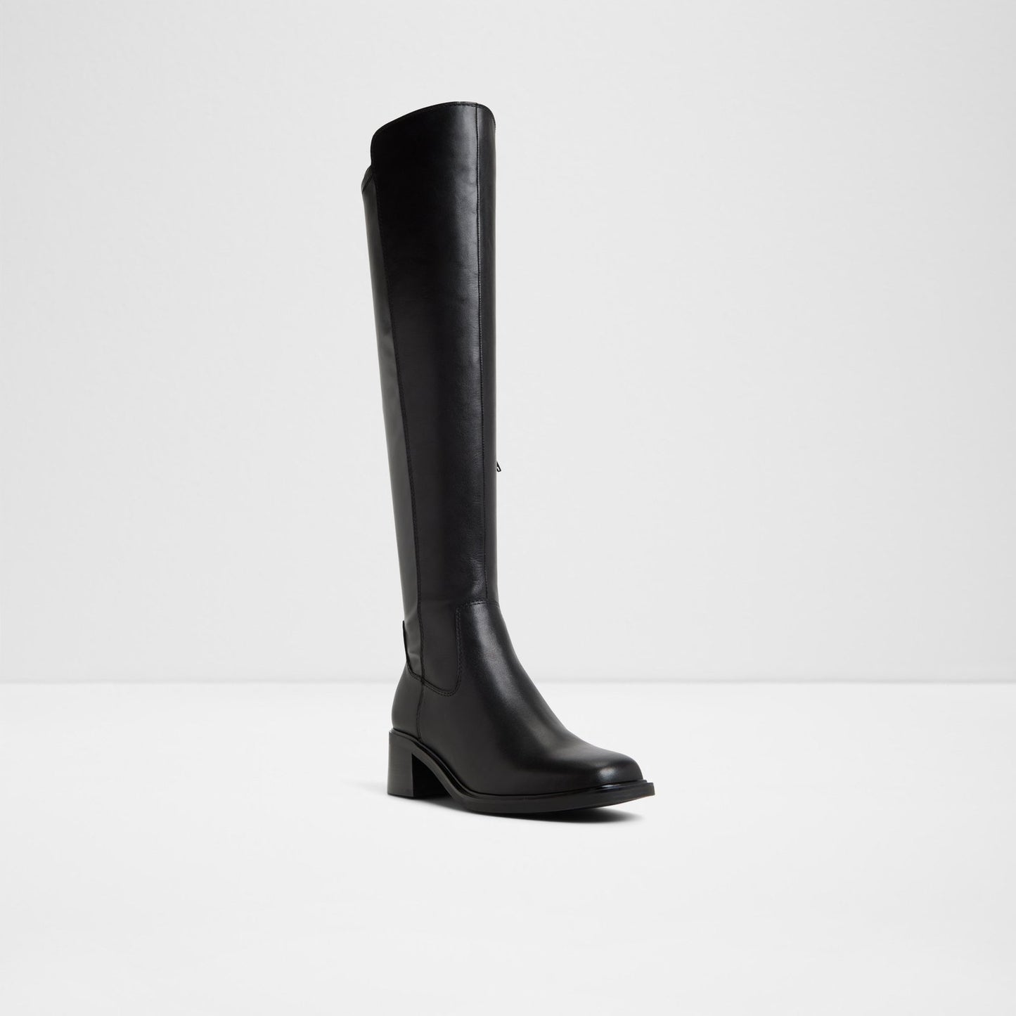 Kadın Siyah Diz Üstü Çizme-4