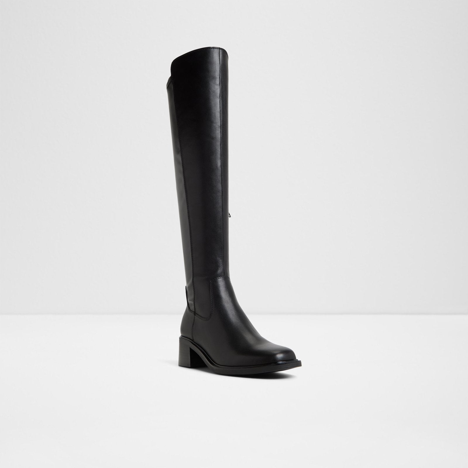 Kadın Siyah Diz Üstü Çizme-4