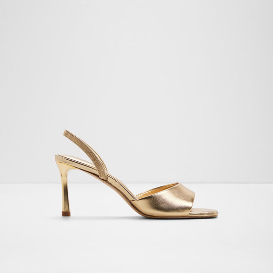 Kadın Gold Topuklu Sandalet-1