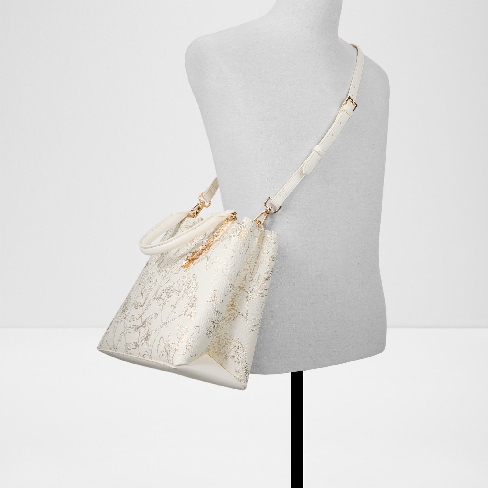 Kadın Beyaz Omuz ve El Çantası-4