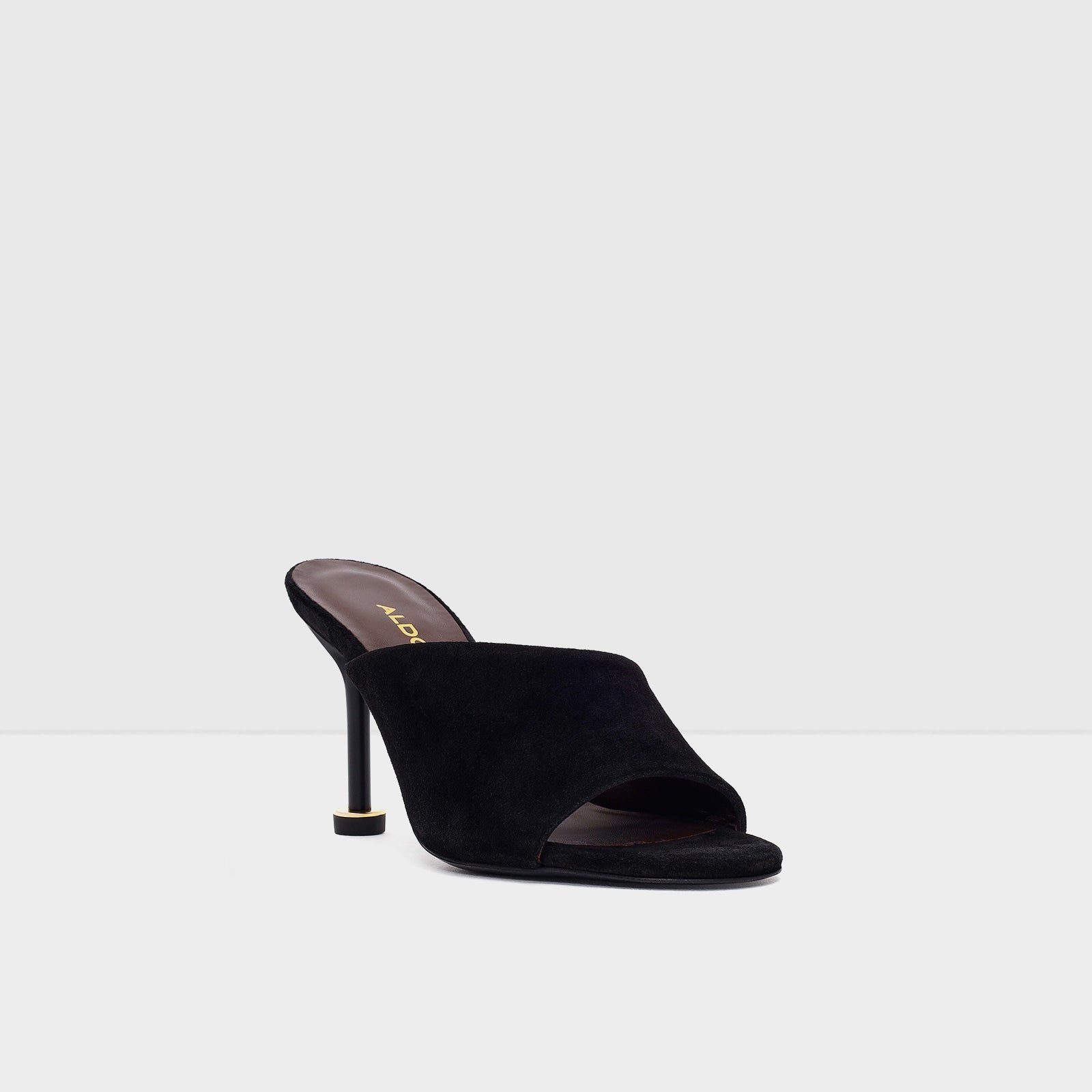 Kadın Siyah Topuklu Terlik-4