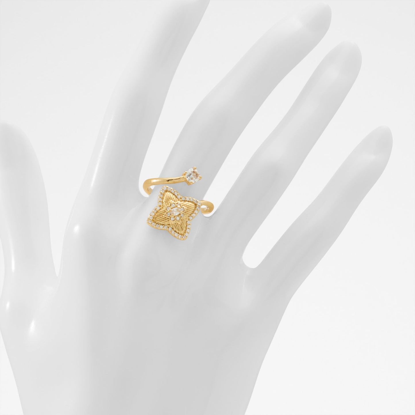 Kadın Gold Rengi Yüzük-2