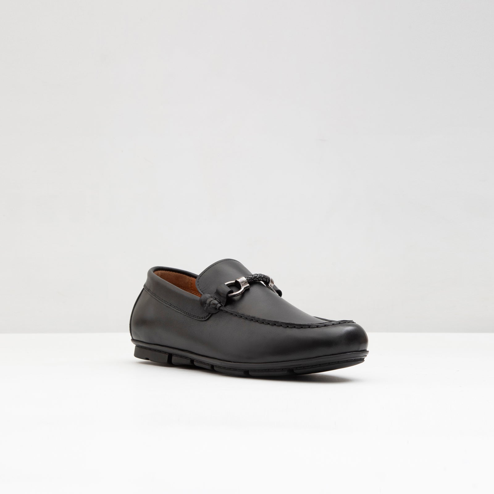 Erkek Siyah Loafer-4