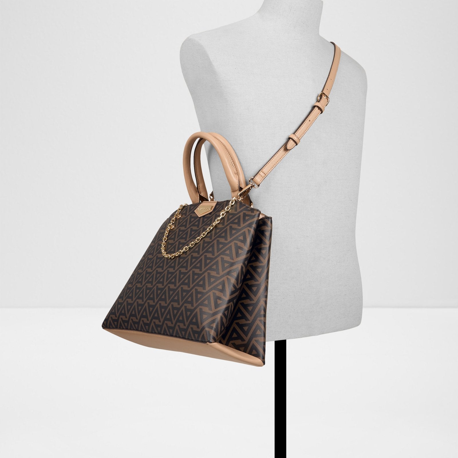 Kadın Kahverengi Omuz ve El Çantası-4