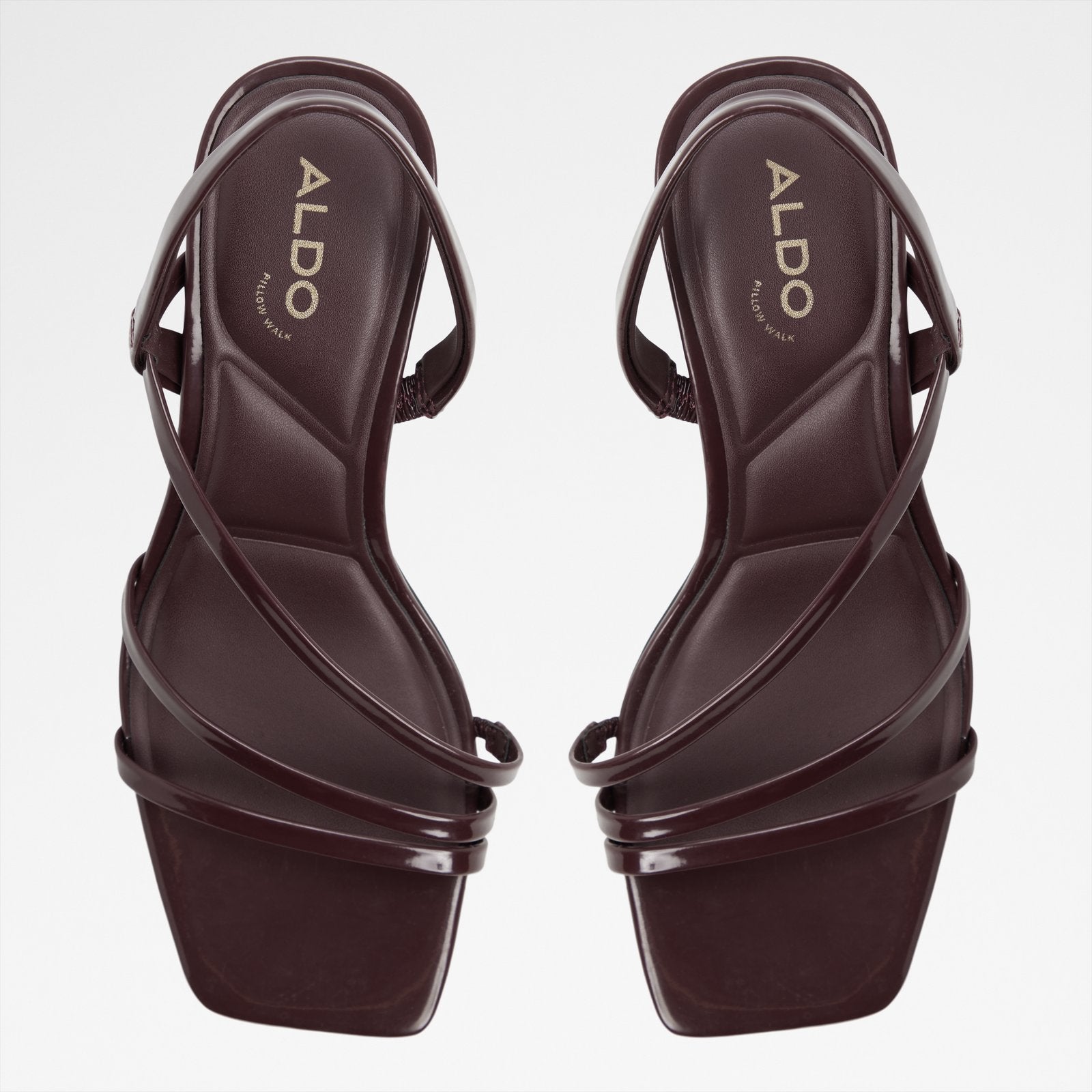 Kadın Bordo Topuklu Sandalet-6