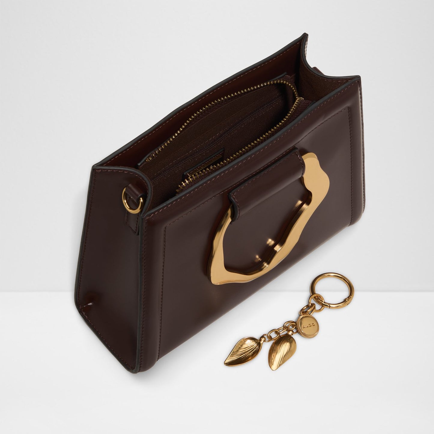 Kadın Kahve Çapraz Çanta-3