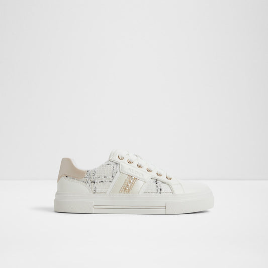 Kadın Beyaz/Siyah Sneaker-1