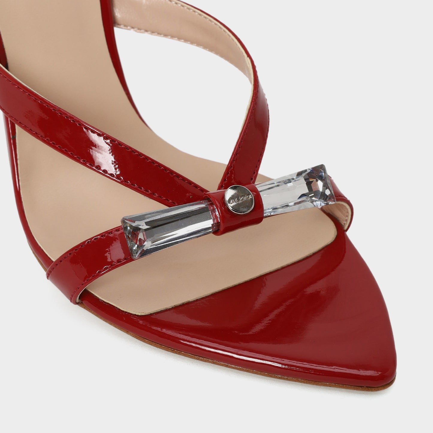 Kadın Kırmızı Topuklu Terlik-5