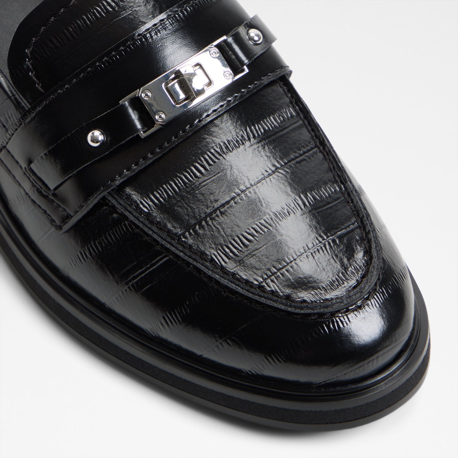 Kadın Siyah Loafer-5