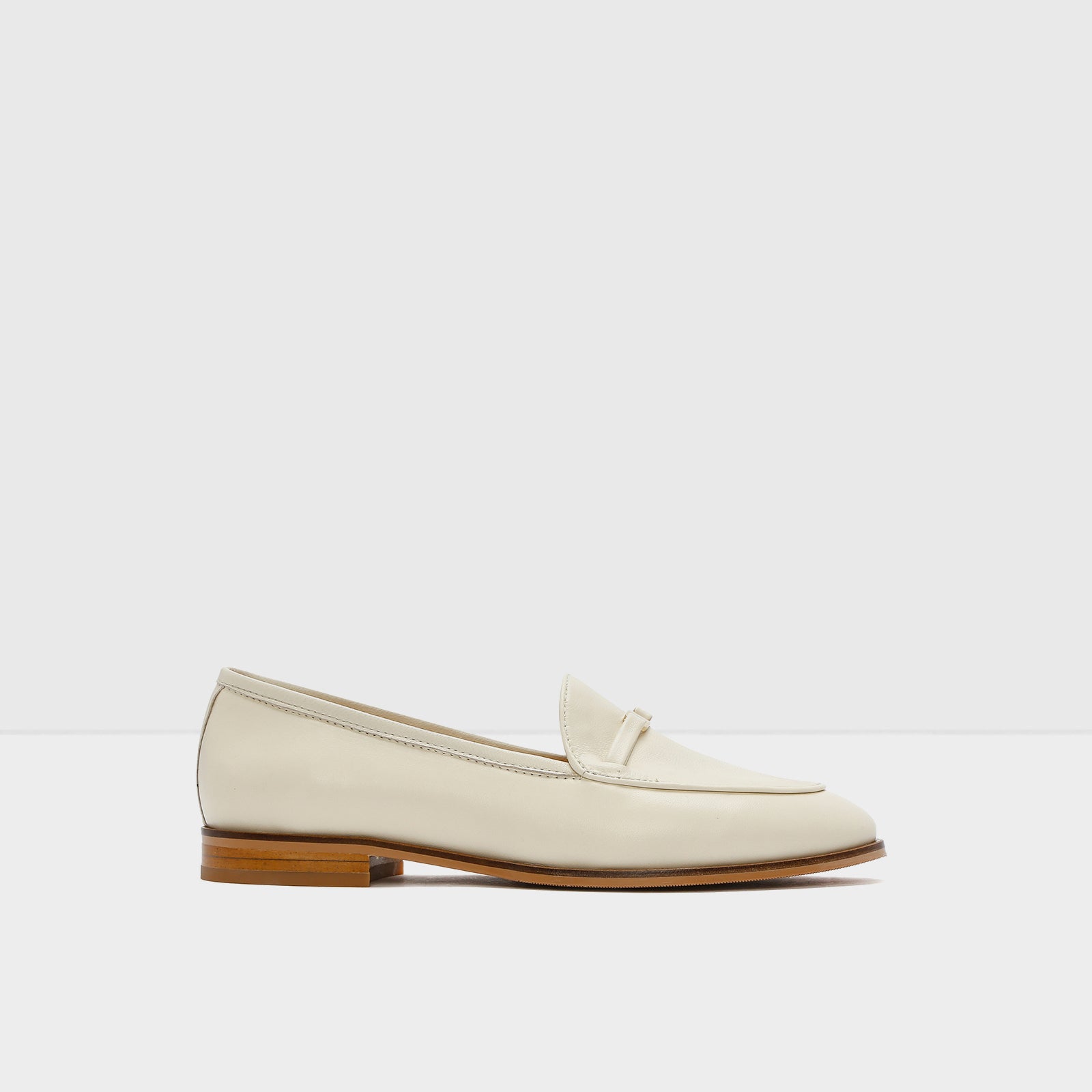Kadın Beyaz Loafer-1