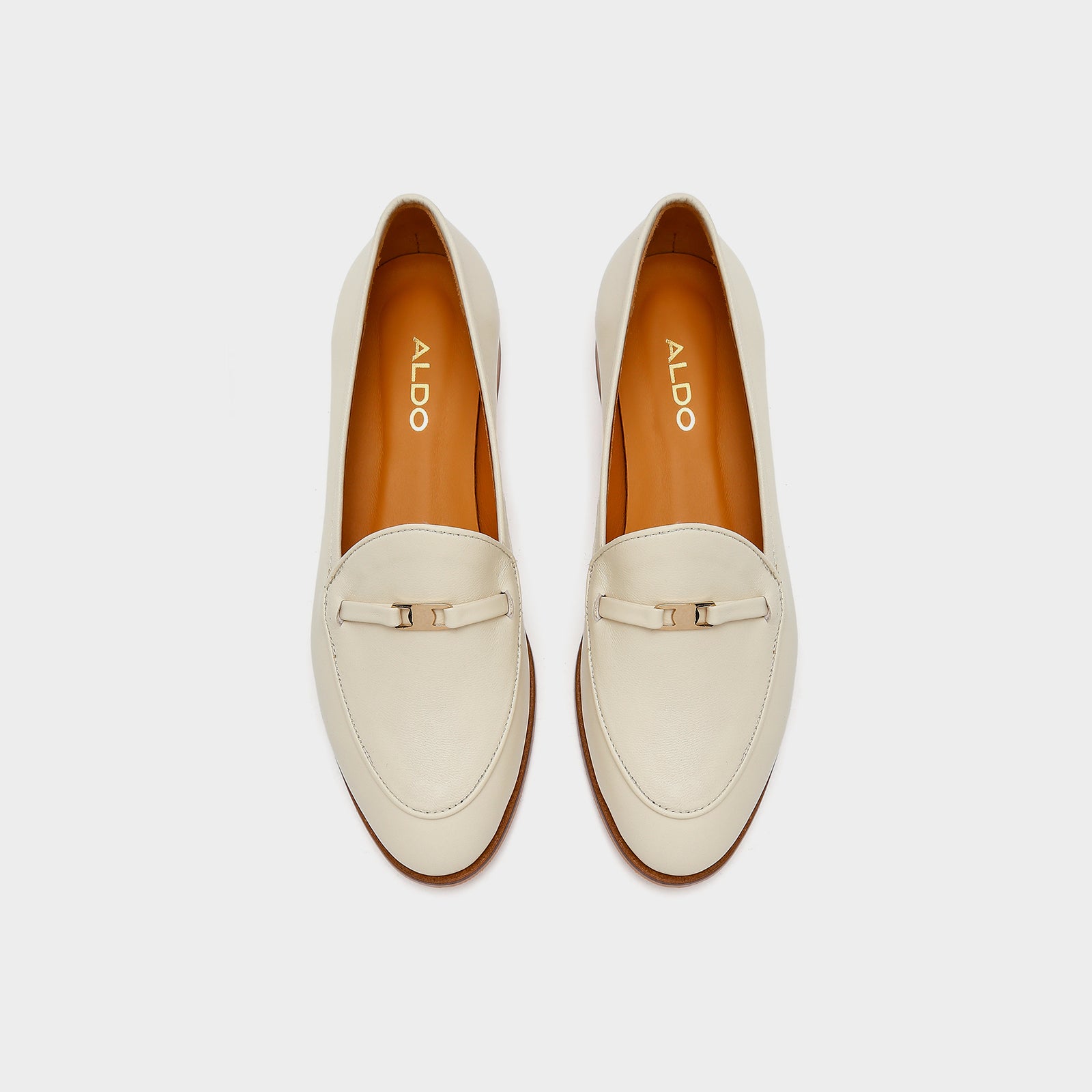Kadın Beyaz Loafer-5
