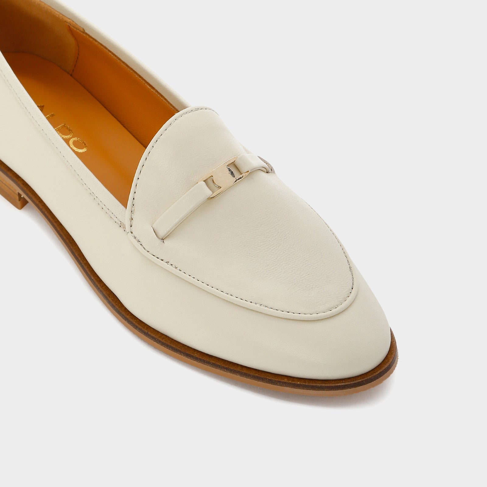 Kadın Beyaz Loafer-6
