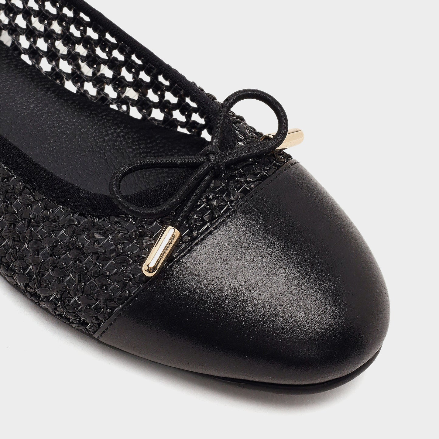 Kadın Siyah Babet Ayakkabı-5